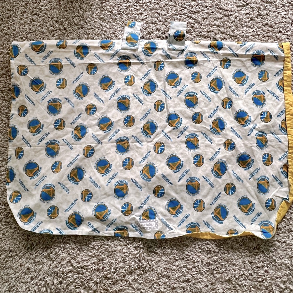 Golden State Warriors baby car seat canopy cover